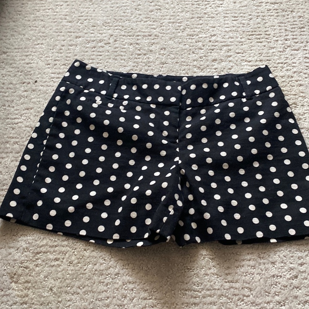 LOFT Navy Polka Dot Women’s Shorts